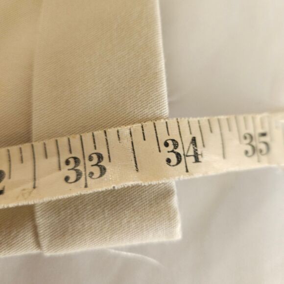 NWT Dockers Mens 36x34 Beige  Relaxed Fit Pleated Cuffed Chino Khaki Pants - Picture 8 of 8